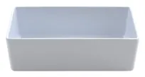 product of GET BN-C-W Bento Box Insert - 7.5" L x 3.75" W x 2.43" H, White Melamine Milano, 1 Dozen