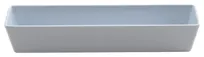 product of GET BN-E-W Bento Box Insert - 11.18" L x 1.88" W x 2.43" H, White Melamine, Milano Style - 1 Dozen