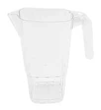 product of GET BP-33-CL - 33oz Clear SAN Plastic Pitcher, 7" L x 6.63" W x 8" H, Water Pitcher - 1 Dozen