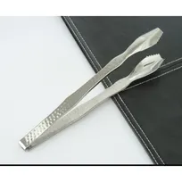 product of GET BSPD-22 Pom & Ice Tongs, 9"-16" 18/8 Stainless Steel, Pounded