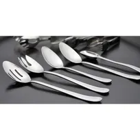 product of GET BSRIM-03 - 10" 18/8 Stainless Steel Serving Spoon, Mirror, Non-Insulated Handle, 9-10" Length