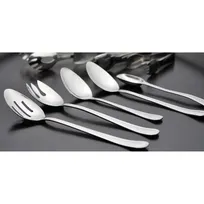 product of GET BSRIM-12 Spork, 11-1/2" Slotted, 18/8 Stainless Steel, Mirror, Serving Fork