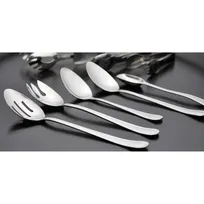 product of GET BSRIM-14 Scoop Spoon, 1/2 Oz., 7-3/4", 18/8 Stainless Steel, Mirror, Solid Portion Control