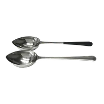 product of GET BSRIM-20 Portion Control Spoon, 2 Oz., 11-3/4", Solid 18/8 Stainless Steel