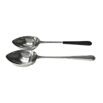 product of GET BSRIM-24 Portion Control Spoon, 2 Oz., 12" Slotted, 18/8 Stainless Steel