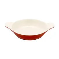 product of GET CA-001-RW/CC Heiss Mini Induction Pan - 10 oz., 5.75" dia., 1-1/4" H, Red, Aluminum, Enamel