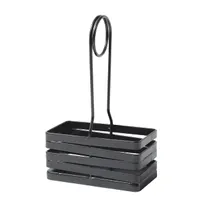 product of GET CAD-42-MG Cyclone Salt/Pepper Caddy, 4" x 2" x 6-1/2", Metal Wire, Gray, Single Compartment