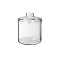 product of GET CD-8-C-2-CL Condiment Jar Cover, Clear SAN Plastic, NSF Certified, Food Safe, - 1 Dozen