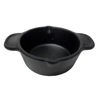 product of GET CI-08-BK - 8oz Black Melamine Cast Iron Ramekin For Smallware Tabletops, Serveware, Dozen