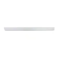 product of GET CIHSMG10-WW Bugambilia Fit Perfect Gap Bar, 13" x 1", Solid White Cast Aluminum, Cold Bar Seal