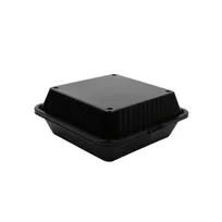 product of GET EC-10-1-BK Food Container, 9"x9"x3.5" Black PP, Dishwasher/Microwave Safe, NSF - Dozen