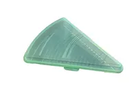 product of GET EC-25-1-JA Reusable Pizza Container, 10-1/2" L x 8-1/4" W, Closure, Polypropylene, Teal - Dozen