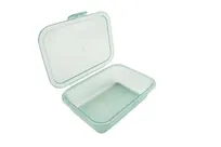 product of GET EC-32-1-JA Clear 22oz Hinged Container Lid, 7.00" x 6.33" x 1.94", 650ml Plastic, 1 Dozen