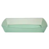 product of GET EC-33-1-JA Reusable Food Tray, 6"L x 4"W x 1.4"H, Polypropylene, Jade Green - 1 Dozen