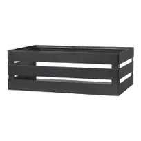 product of GET FB-FULL-MG Curator Crate Frame, Size 21-3/4" x 13-1/2" x 7-1/2", Powder-Coated Steel, Gray