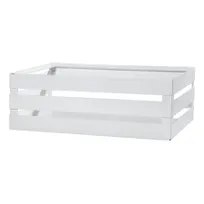 product of GET FB-FULL-W Curator Crate Frame - 21-3/4" x 13-1/2" x 7-1/2", Steel, White, Standard Food Pan