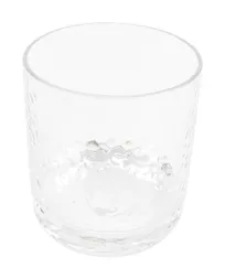 product of GET HM-12R-CL Clear SAN Plastic Rocks Cup, 12oz, 3-1/4" Dia. x 3.62"H, Hammered Finish - 1 Dozen