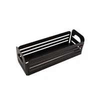 product of GET IR-720-MG Condiment Stand, 12-1/2" x 4-3/8" x 4", 1-Tier, 3-Jar, Powder Coated Iron, Grey