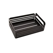 product of GET IR-722-MG Urban Renewal Condiment Stand, 12-1/2" x 8-3/4" x 4", Holds 6 Jars, Grey Coated Iron