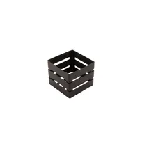 product of GET IR-724-MG Curator Condiment Stand, 4-1/4" x 4-1/4" x 3-1/2", 1-Tier, Powder-Coated Iron, Grey