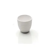 product of GET JW2025-W 8 Oz Round Tea Cup, 3-1/4" Dia. x 3-5/8" H, White Melamine, Stain & Scratch Resistant