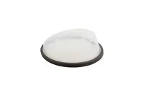 product of GET LID-B792-CL Evolution Reusable Lid for B-792, Clear Polyethylene Plastic Cover - Dozen