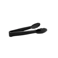 product of GET M9T-B Utility Tongs 1-Piece, 9" BPA-Free Black Polycarbonate Scalloped Edge