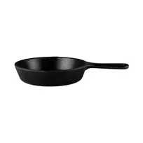 product of GET MFP5-B Melamine Fry Pan, 5" Dia x 1-1/8"H, Black Faux Cast Iron, Stain/Scratch Resistant