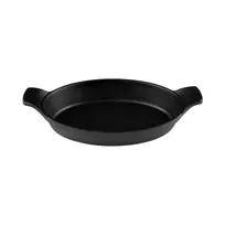 product of GET MFP85OV-B Melamine Skillet Server, 8-1/4"L x 5-1/2"W x 1-1/2"H, Black, Cast Iron, Dishwasher