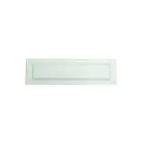 product of GET ML-226-W Milano Display Tray, 21-1/2" x 8-1/4" x 3/4"H, Rectangular, White Melamine