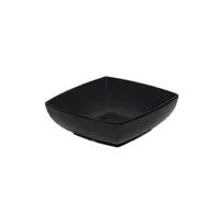 product of GET ML-66-BK Milano Bowl, 1-3/4 Qt. (1.8 Qt. Rim Full), 8" x 2-3/4"H, Square, Break-Resistant, Black