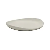 product of GET OP-1580-CHI Osslo Platter, 15"L x 8"W x 3/4"H Oval Melamine Chili, Break-Resistant