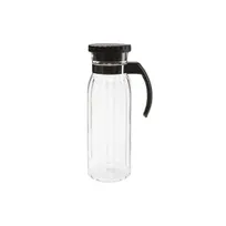 product of GET P-4050-PC-CL Beverage Pitcher, 50 oz (5.25" Dia x 11.25" H), Clear Poly Black Handle, Dozen
