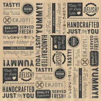 product of GET P-GT-1212-BR Food-Safe Sandwich Wrap Paper, 12" x 12", Grease-Resistant, Brown, 500/Case