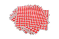 product of GET P-RDC-1255-W Grease-Resistant Food-Safe Sandwich Wrap Paper, 13"W x 13"D x 2.5"H - Case