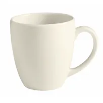 product of GET PA1101526424 Mug, 13.3 Oz (5-1/8") Handle, Non-Stackable, Bright White Porcelain - Dozen