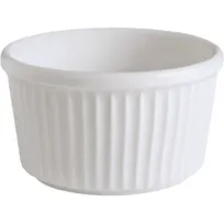 product of GET PA1101707024 Ramekin, 10.7 Oz., 4-1/3" Dia., Round Porcelain White, Microwave Safe - 1 Dozen