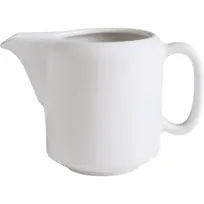 product of GET PA1101708512 Creamer Pitcher, 8.6 Oz Porcelain Jug, Bright White, Handle, Stackable - Dozen