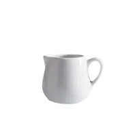 product of GET PA1101979224 Creamer Pitcher, 3 Oz., 2-1/2", Porcelain White, With Handle - 1 Dozen