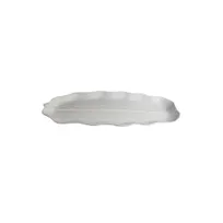product of GET PHP02J - Bugambilia Palm Leaf Tray, 19.7" L x 9" W x 1-1/4" Deep, Aluminum Jade Resin