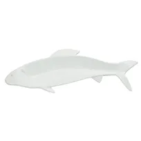 product of GET PHT06-MOD Bugambilia Trout Dish, 30.51"L x 10.04"W x 2.56" Deep, Cast Aluminum Coating