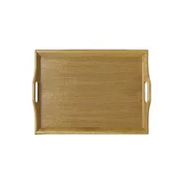 product of GET RST-1814-N Room Service Tray - 19" x 14-1/4", Rectangular Hardwood, Natural