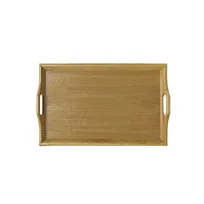 product of GET RST-2516-N Room Service Tray, 25" x 16", Rectangular, Hardwood, Natural