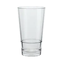 product of GET S-17-CL Revo Pint Glass, 16 Oz, Clear SAN Plastic, 3-1/4" Dia. X 5-3/4"H - 1 Dozen