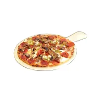 product of GET SB-1100-BW Granville 11" Round Melamine Display Board, 3/4" H, Birch, Handle, Dishwasher Safe