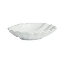 product of GET SC173-MOD Bugambilia Bowl, 25.3 Oz (10.5"x9.5"x2.5"), Whites, Aluminum Resin-Coated