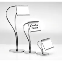product of GET SGN-11 Urban Renewal Card Holder, 3-1/2"H, S-Shaped, Chrome Plated