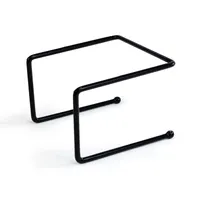 product of GET SS1210P-RC Elite Global Pizza Stand, 7-1/2"L x 7"W x 5-1/2"H, Medium, Rubber-Coated Steel, Black