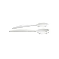 product of GET SS24LT Bugambilia Miami Salad Fork & Spoon Server Set, 13" Length, 1 oz., Cast Aluminum - Set