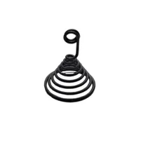 product of GET SSH3 Elite Global Sign Holder, 2-3/8" Dia. Base, 3"H, Spiral Design, Powder Coated, Black